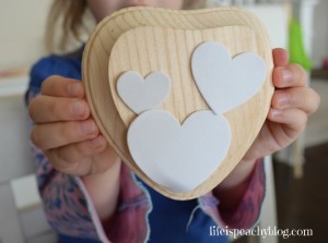 Find the Hearts Sensory Bin | Life is Peachy